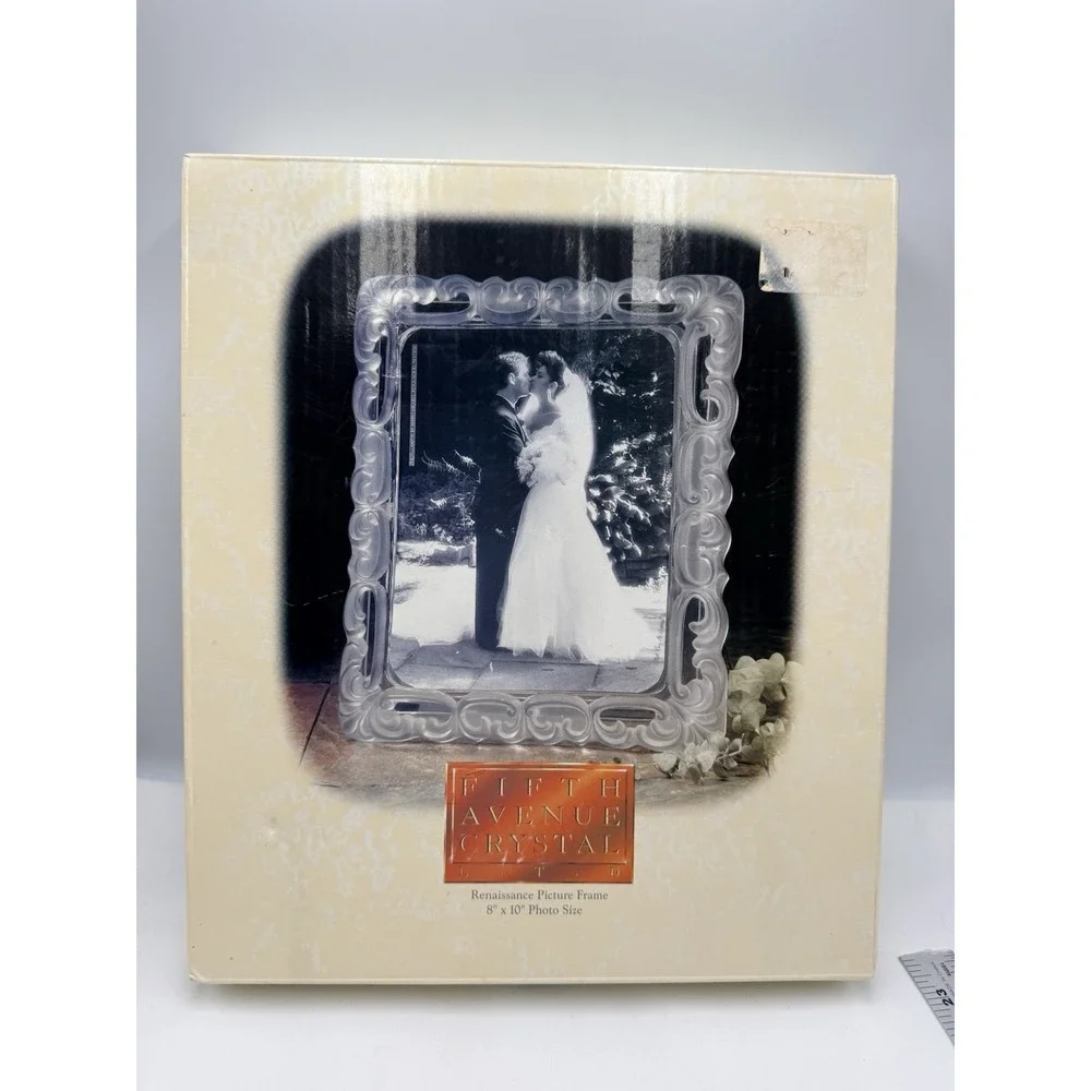 Fifth Avenue Crystal LTD Renaissance Glass Picture Frame 8